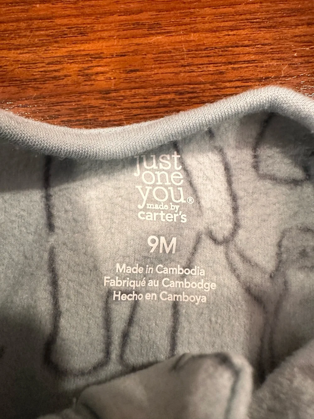 Set of 3 Baby Boy Footies, 6-9 Months